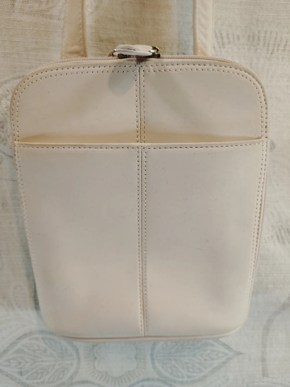 J. Jill Small Cream  Suede Crossbody Bag